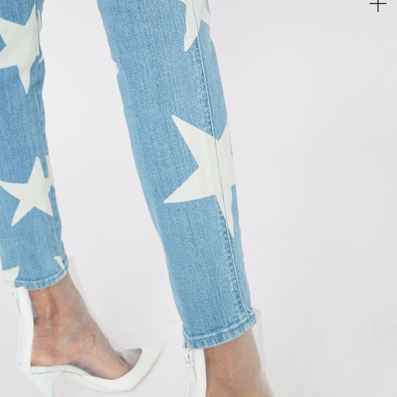 Stella McCartney Skinny BF Stars Jeans sz 25 - Picture 6 of 8